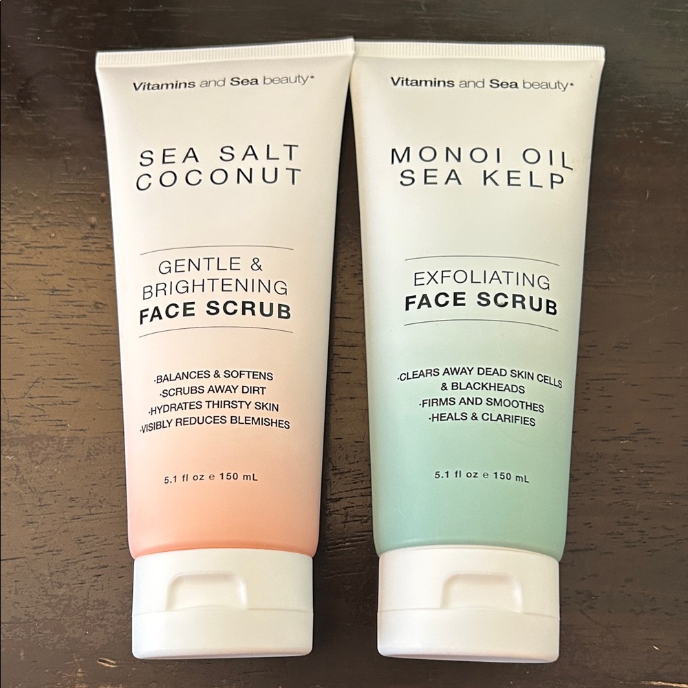 Sea Salt Coconut Face Scrub - Pink